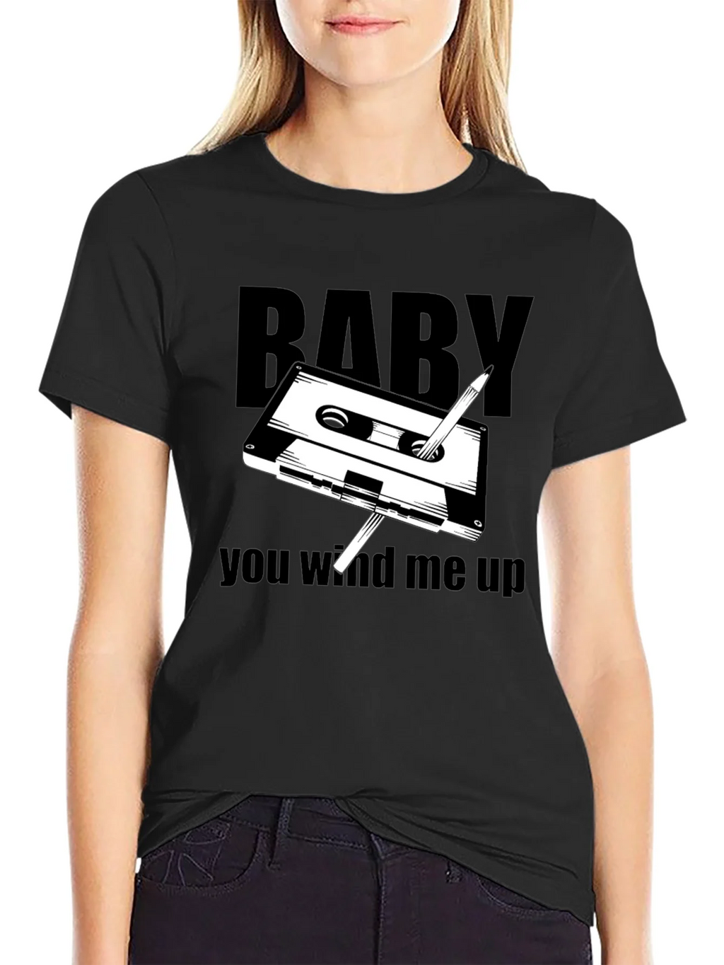 Retro Cassette Tape T-Shirt - You Wind Me Up product image 5