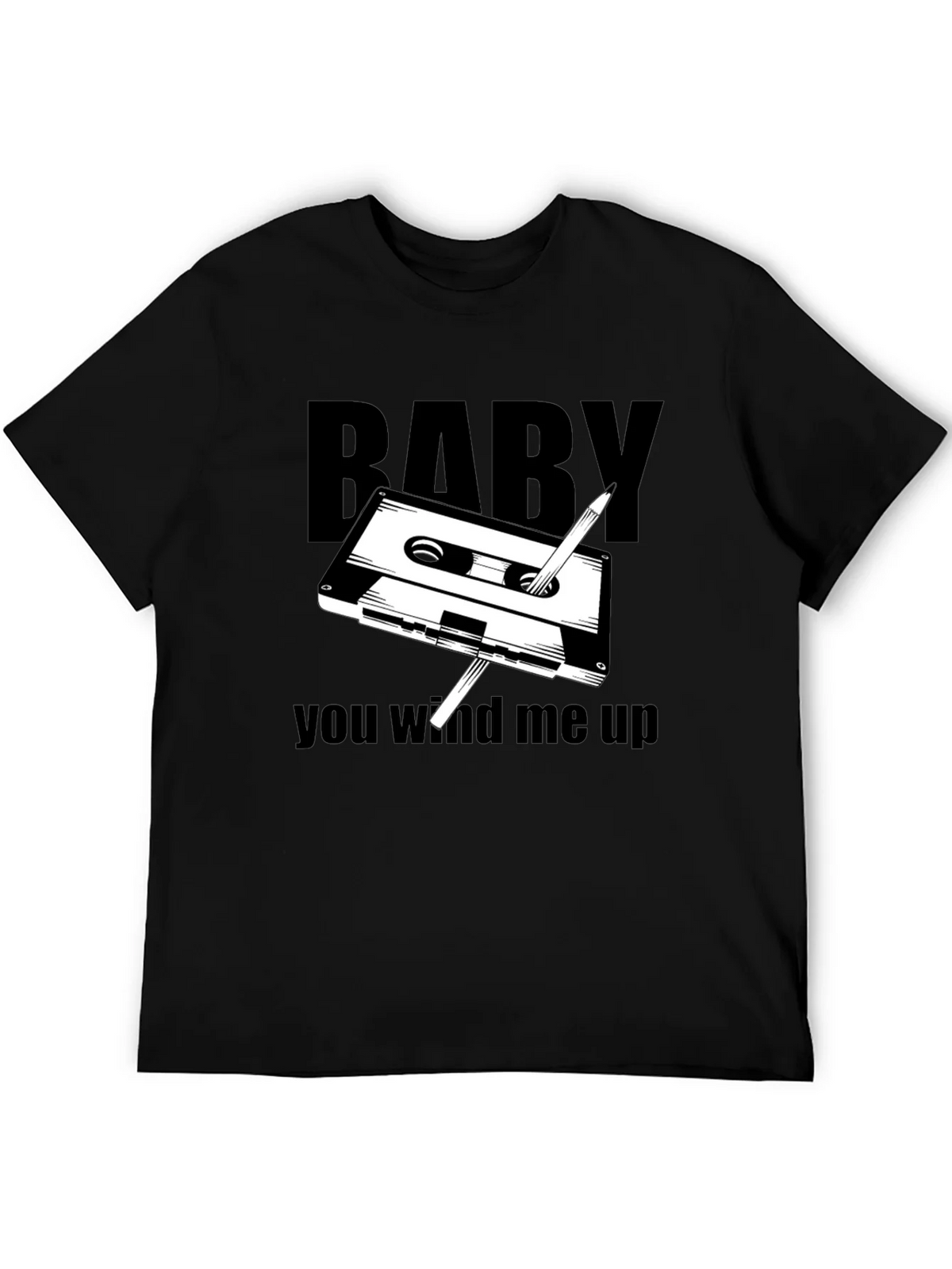 Retro Cassette Tape T-Shirt - You Wind Me Up product image 8