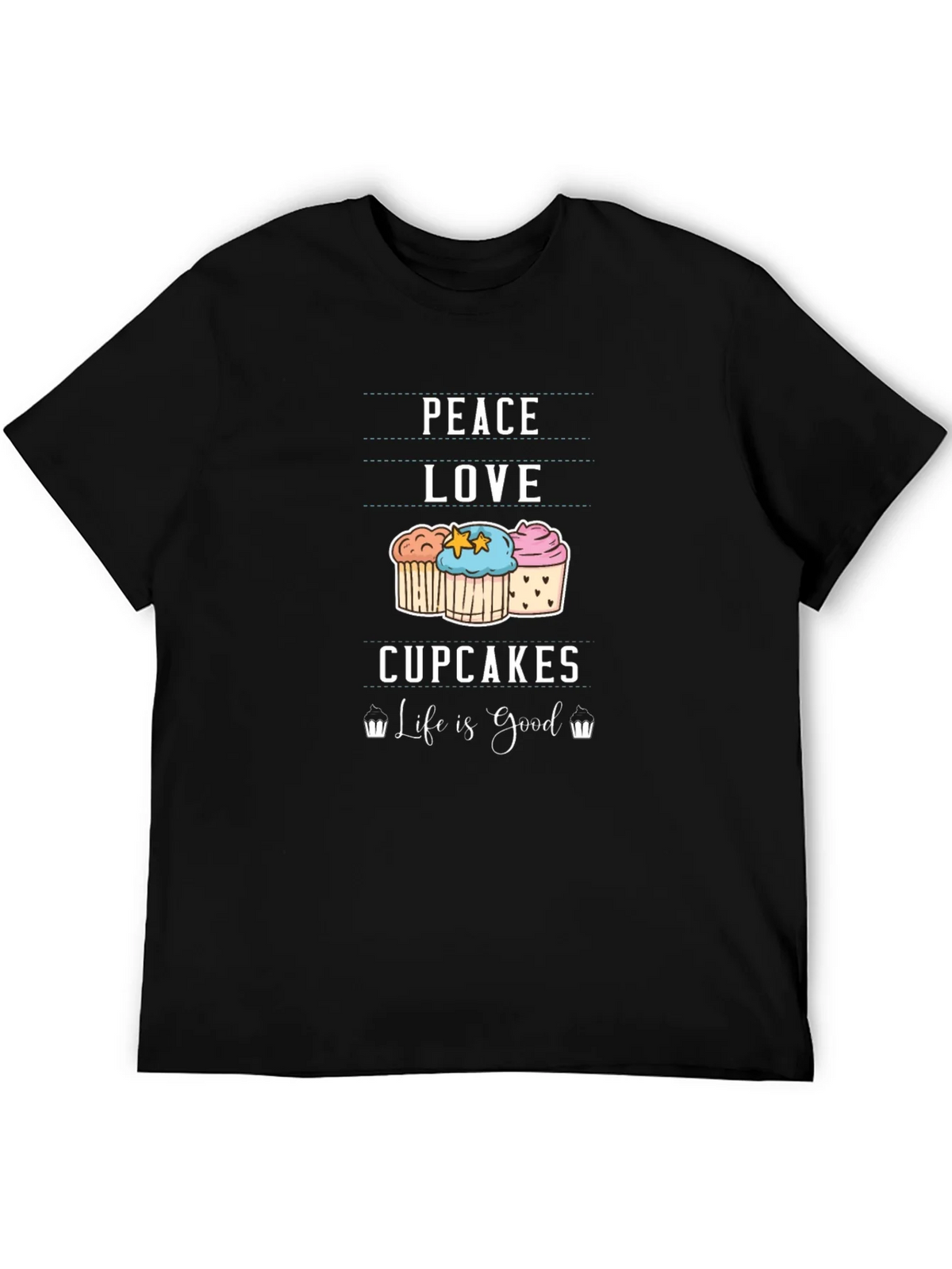 Peace Love Cupcakes T-Shirt - Life is Good product image 8