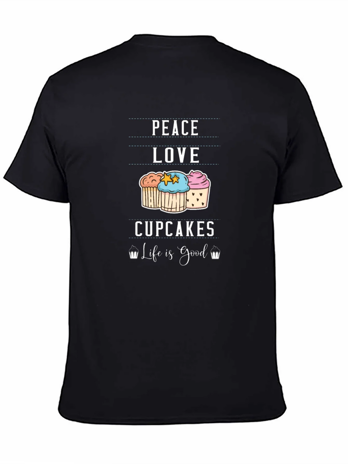 Peace Love Cupcakes T-Shirt - Life is Good product image 7