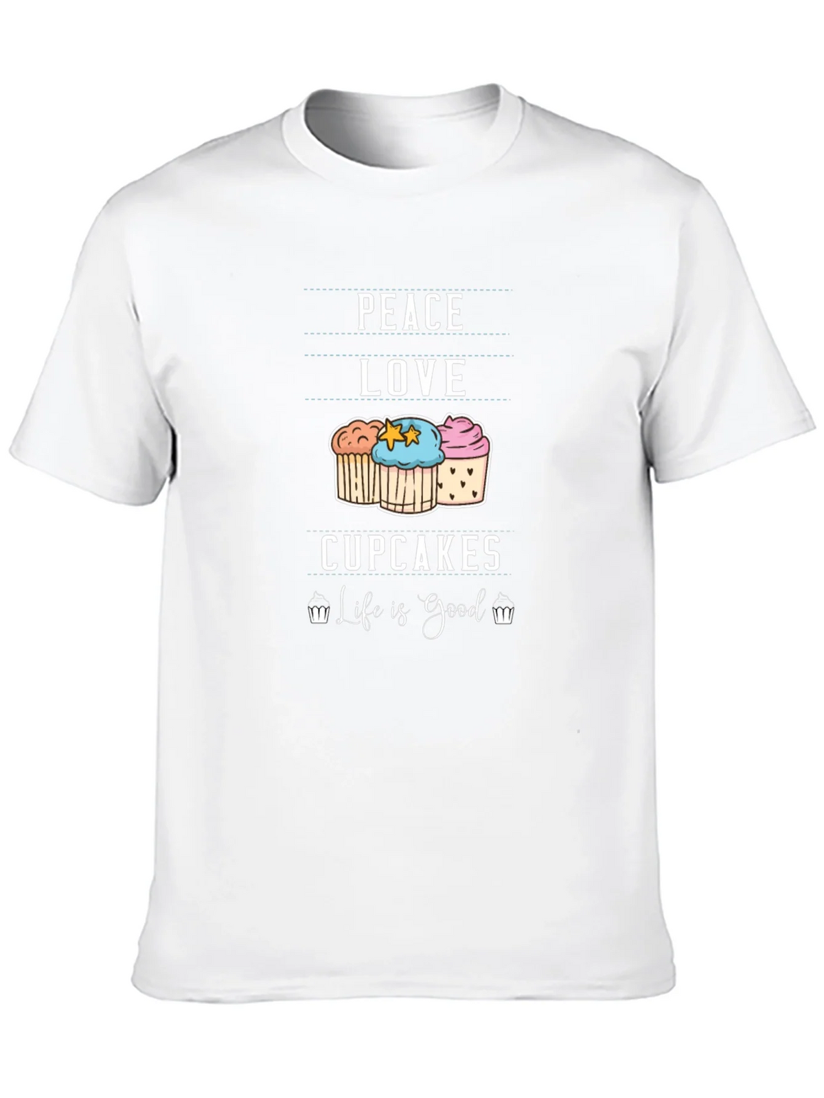 Peace Love Cupcakes T-Shirt - Life is Good product image 12