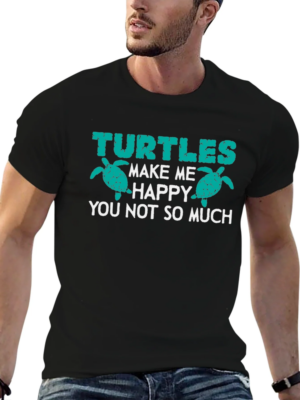 Turtles Make Me Happy Graphic Tee product image 9