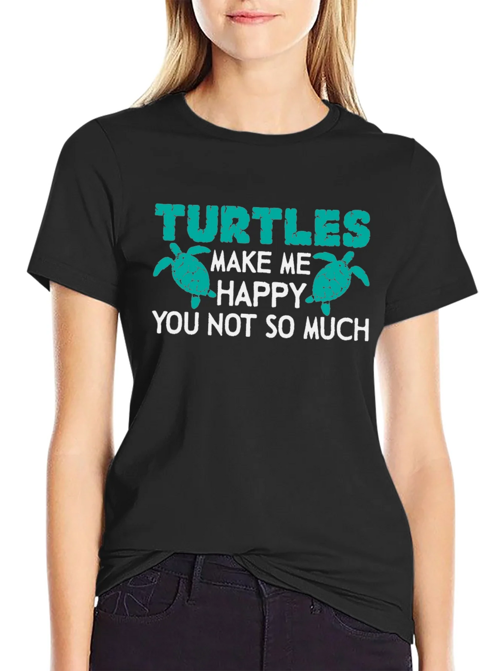 Turtles Make Me Happy Graphic Tee product image 5