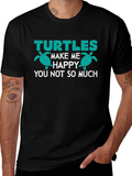 Turtles Make Me Happy Graphic Tee product image 1
