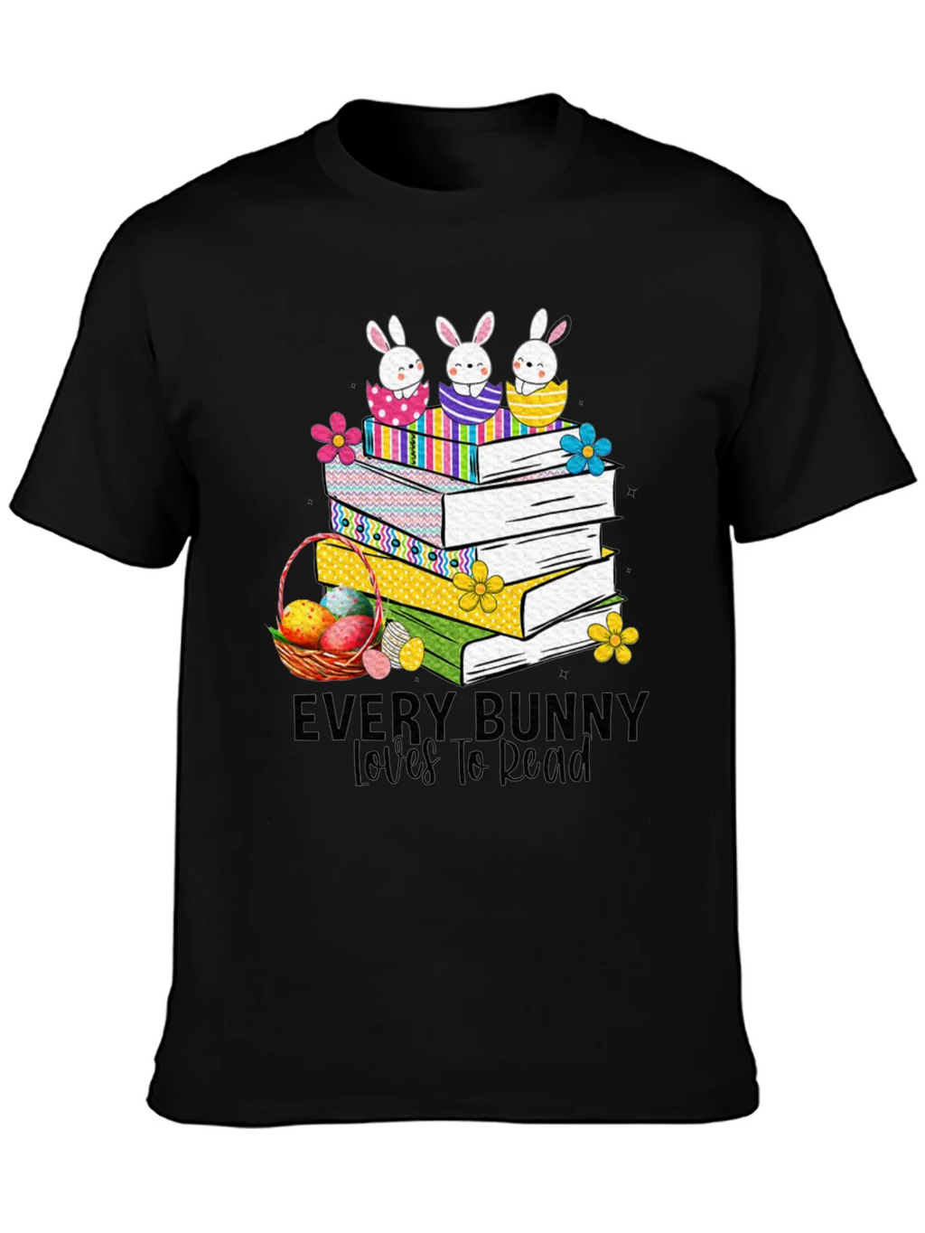 Every Bunny Loves to Read Easter T-Shirt product image 6