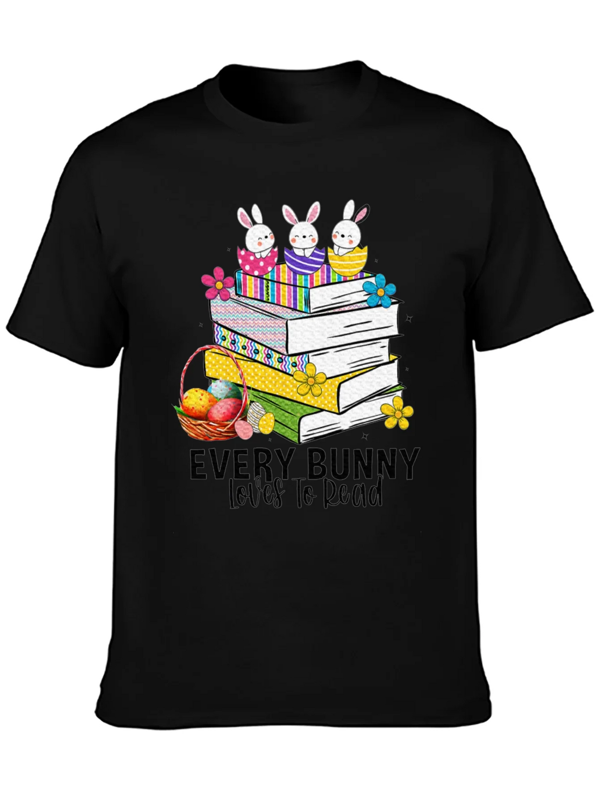 Every Bunny Loves to Read Easter T-Shirt product image 6