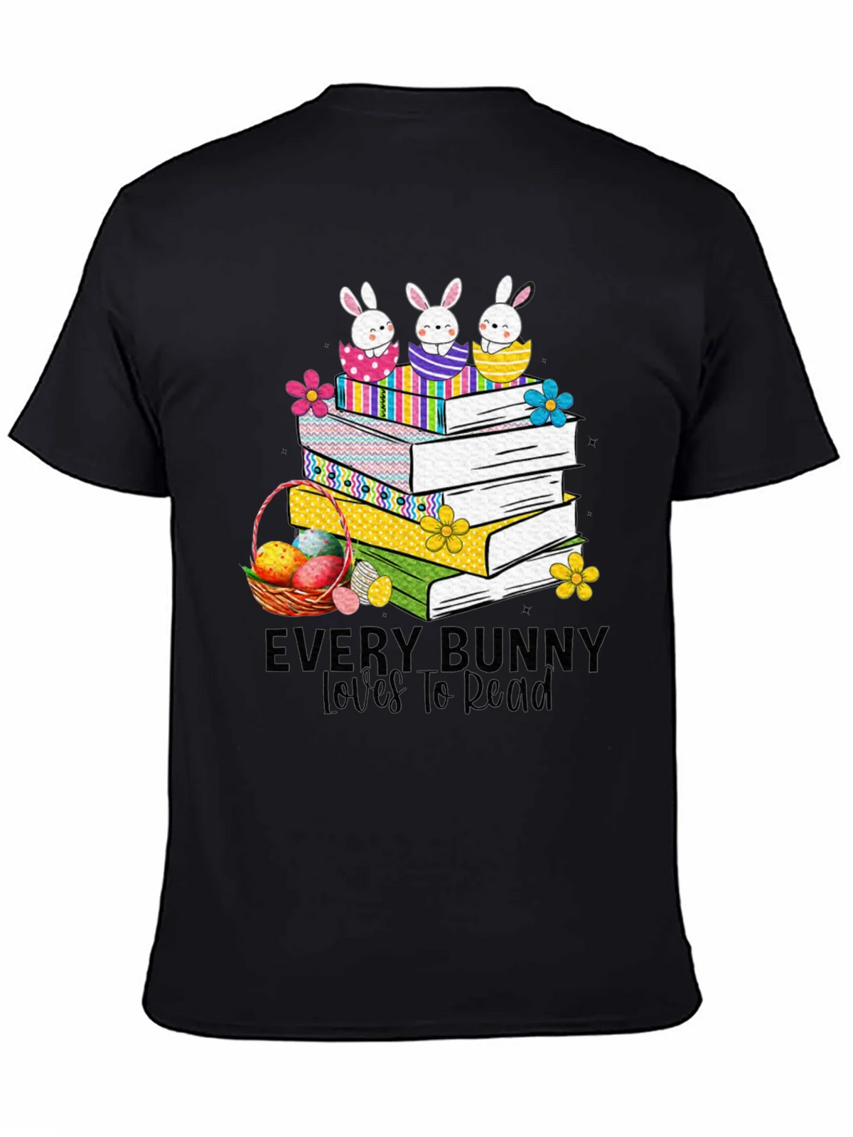 Every Bunny Loves to Read Easter T-Shirt product image 7