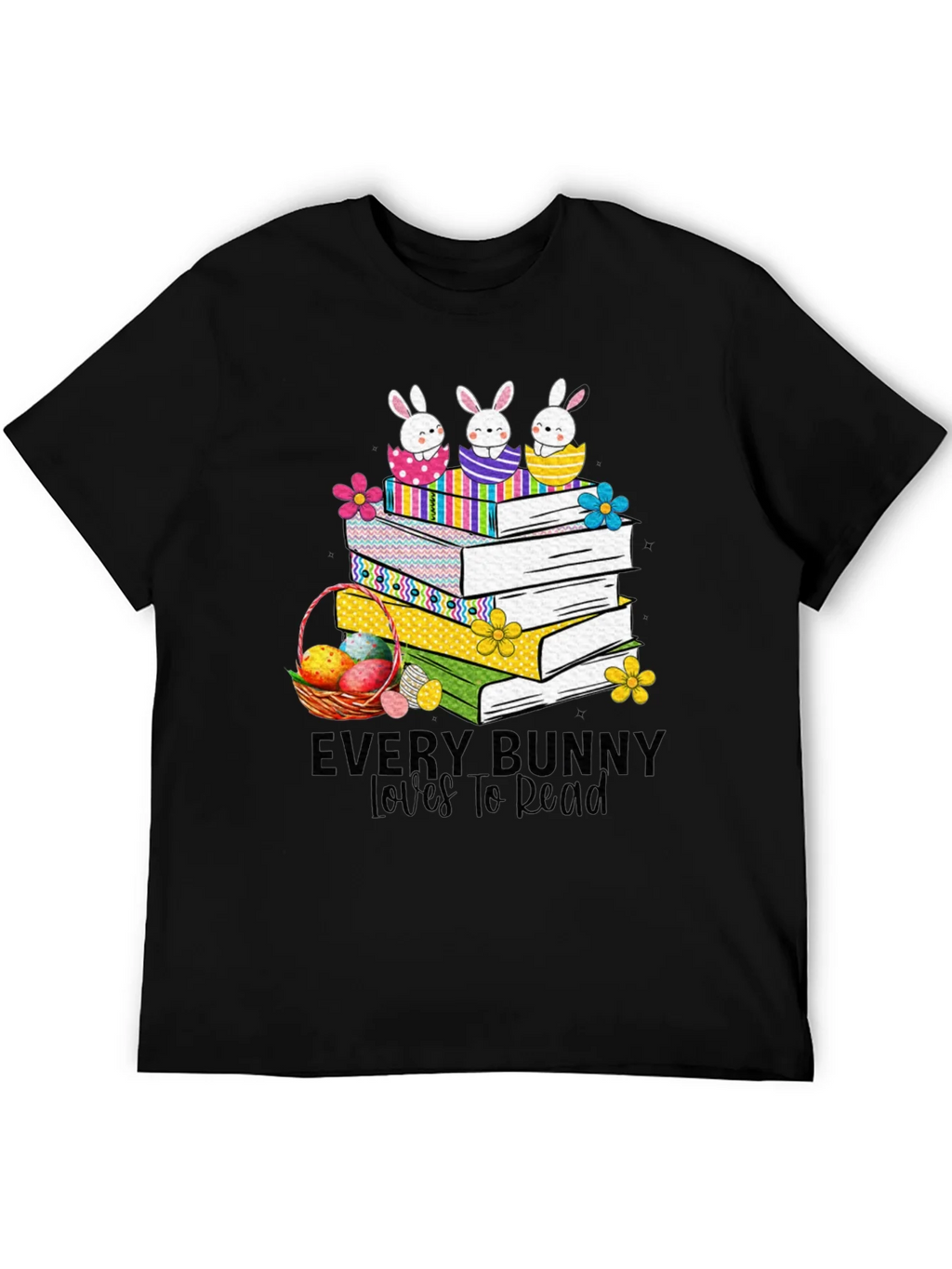 Every Bunny Loves to Read Easter T-Shirt product image 8