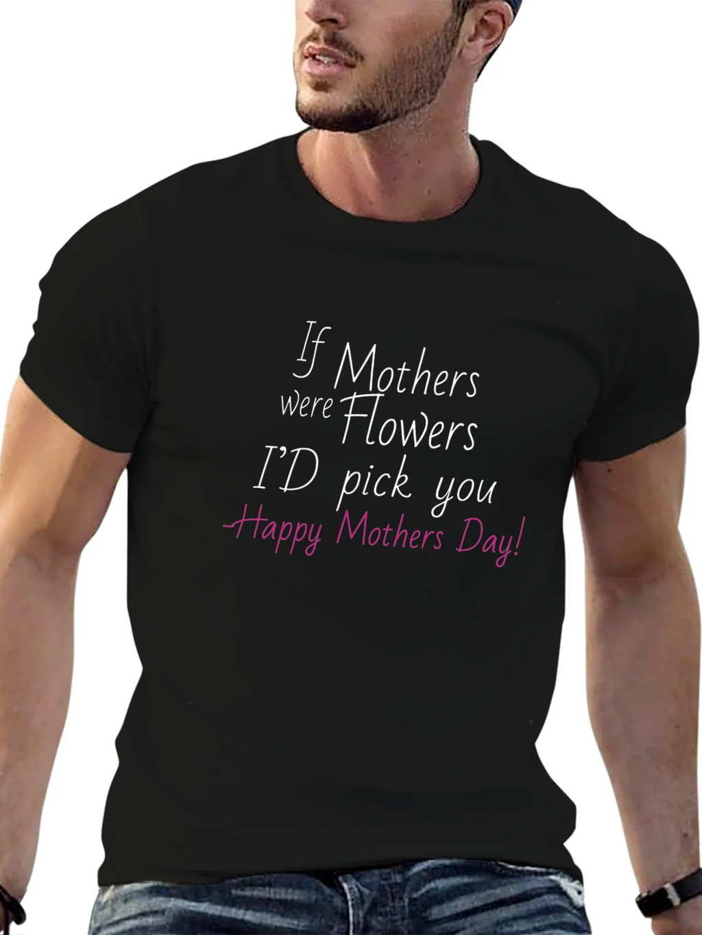 Mothers Day Flowers Graphic T-Shirt product image 3