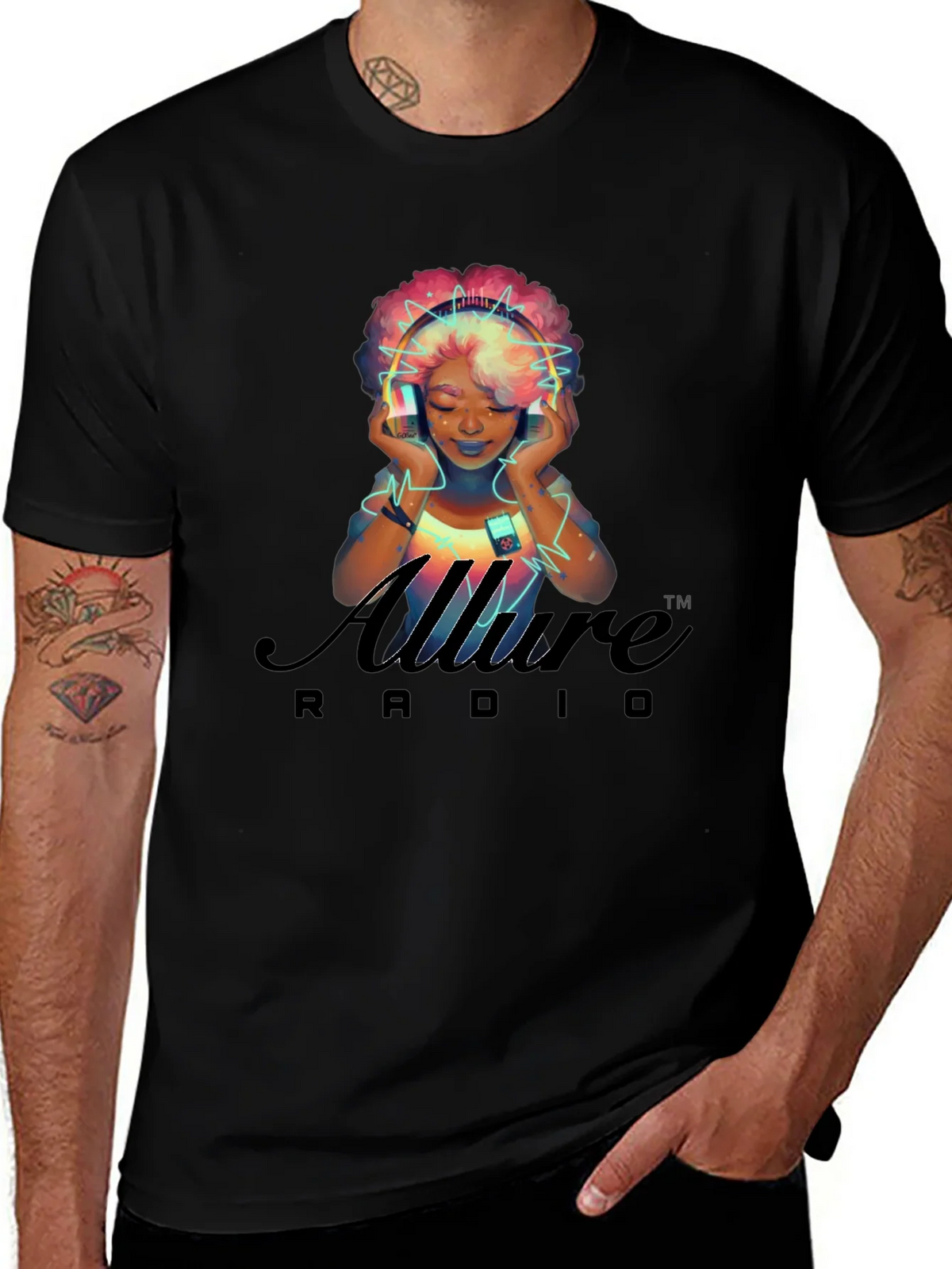 Allure Radio Graphic T-Shirt - Stylish & Unique product image 1