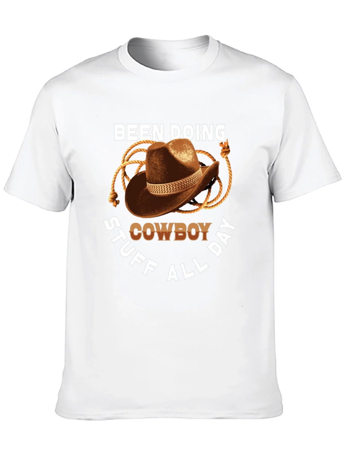 Cowboy T-Shirt: Doing Cowboy Stuff All Day Graphic Tee