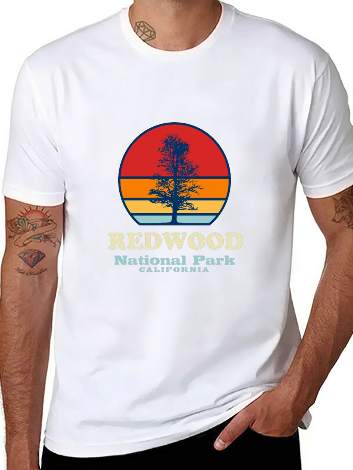 Redwood National Park Retro T-Shirt product image 5