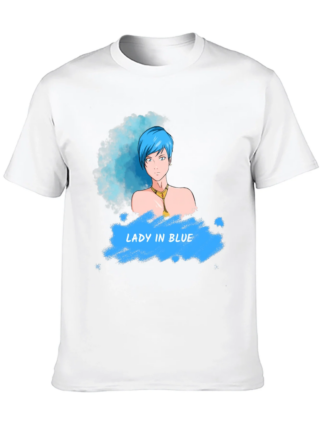 Lady in Blue T-Shirt - Unique Graphic Tee for Casual Wear product image 12