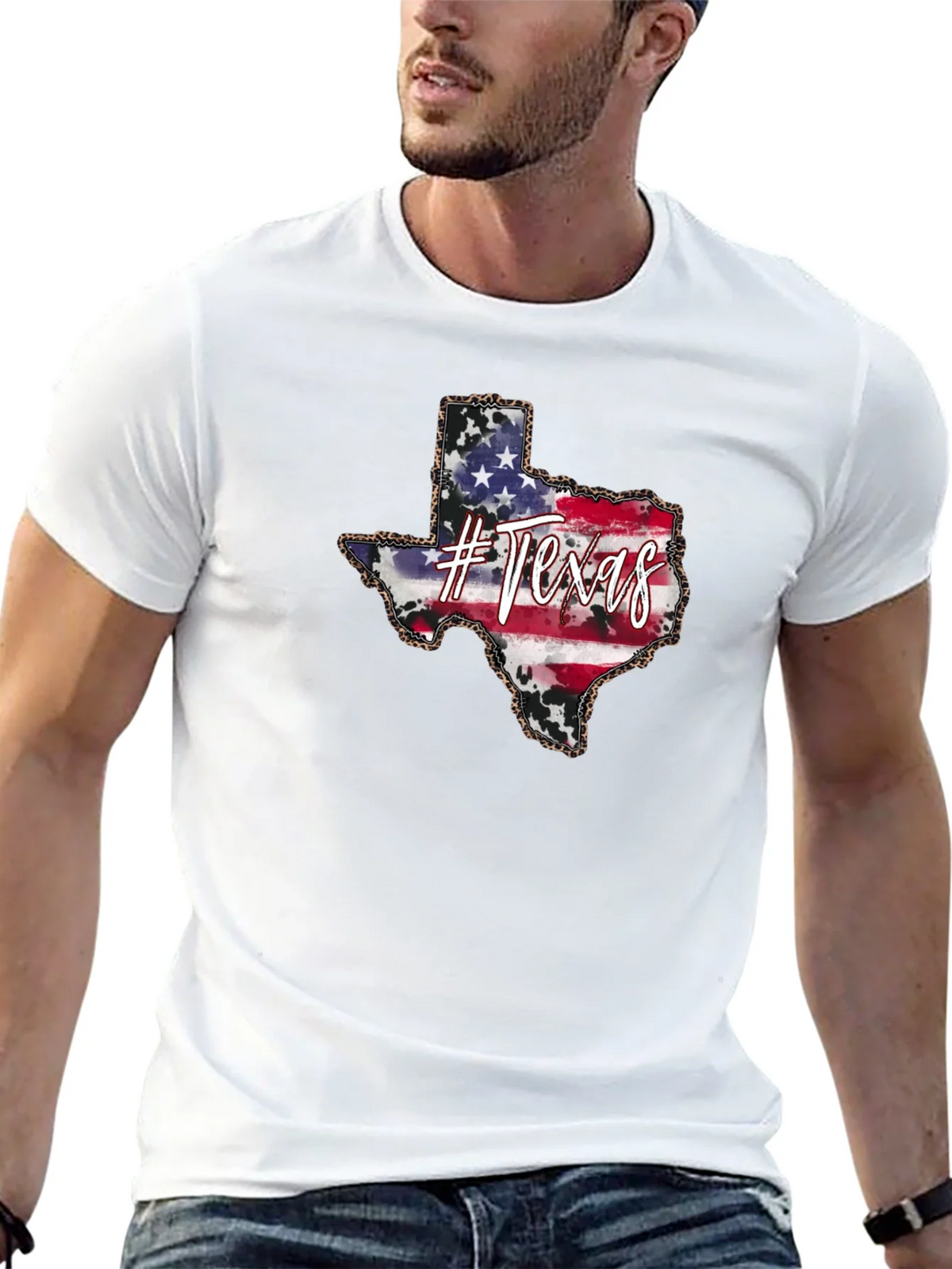 Texas State Flag Graphic T-Shirt product image 4