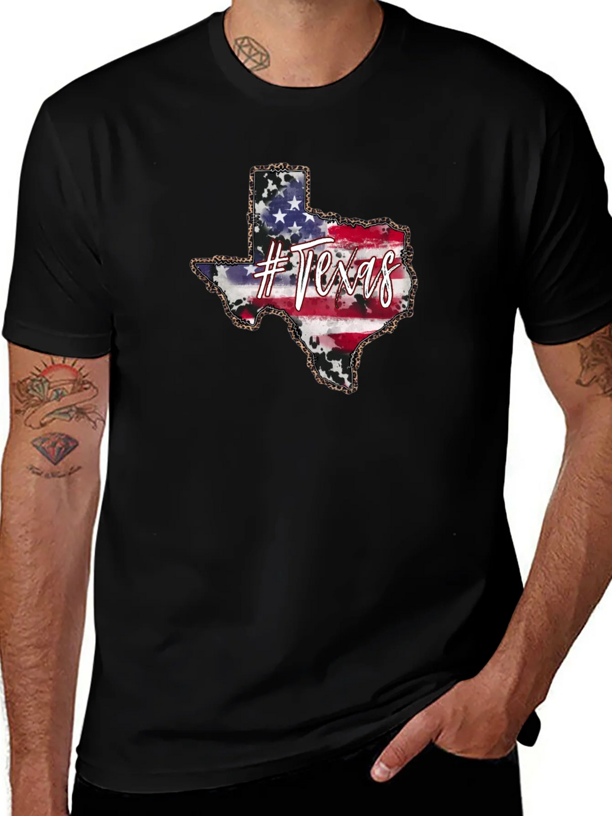 Texas State Flag Graphic T-Shirt product image 1