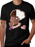 Stylish Graphic Tee - Afro Puff Design product image 1
