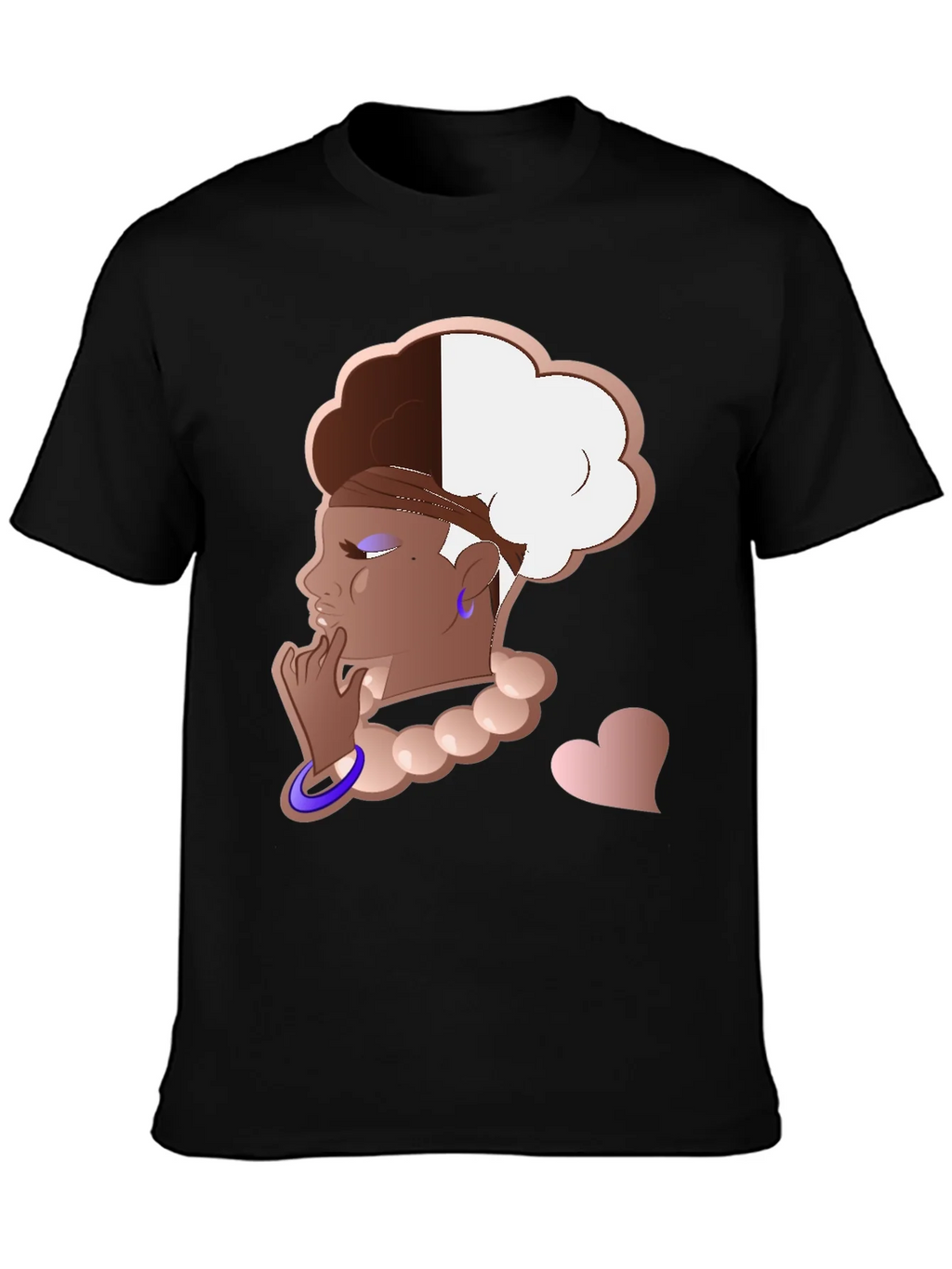 Stylish Graphic Tee - Afro Puff Design product image 6