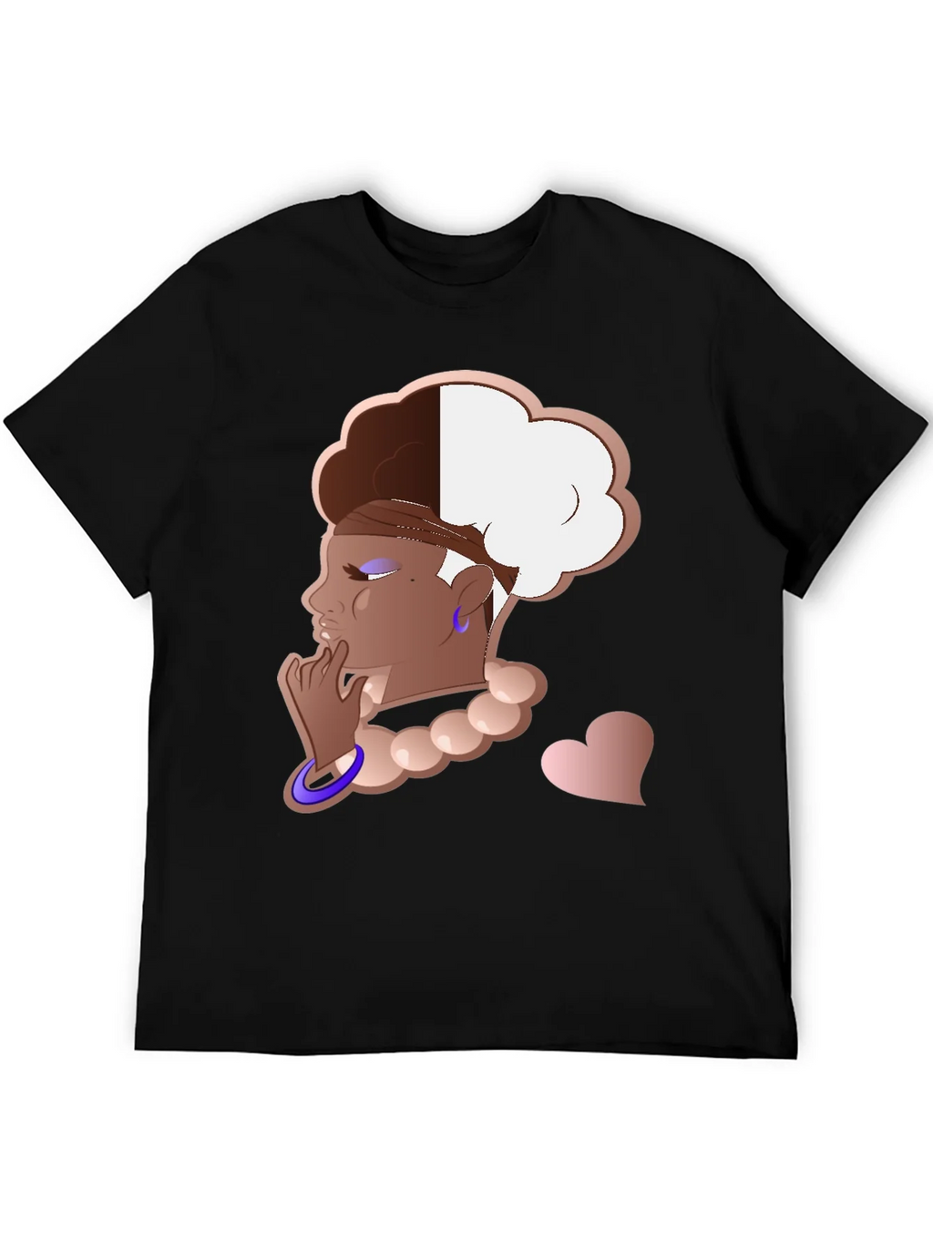 Stylish Graphic Tee - Afro Puff Design product image 8