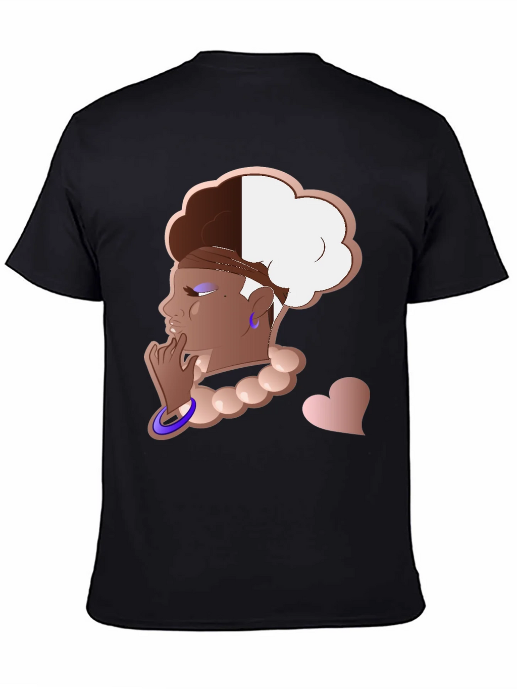 Stylish Graphic Tee - Afro Puff Design product image 7
