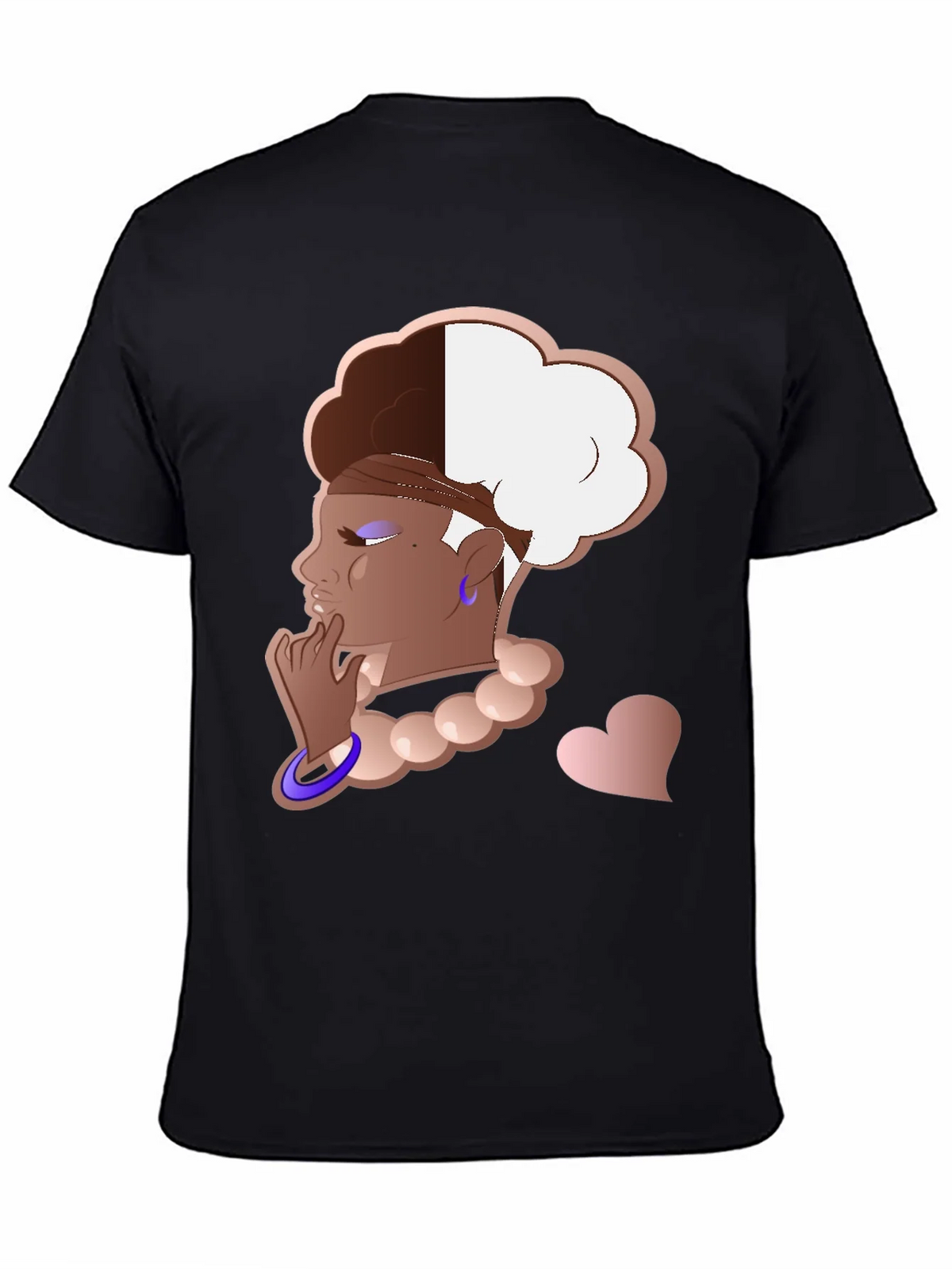 Stylish Graphic Tee - Afro Puff Design product image 7