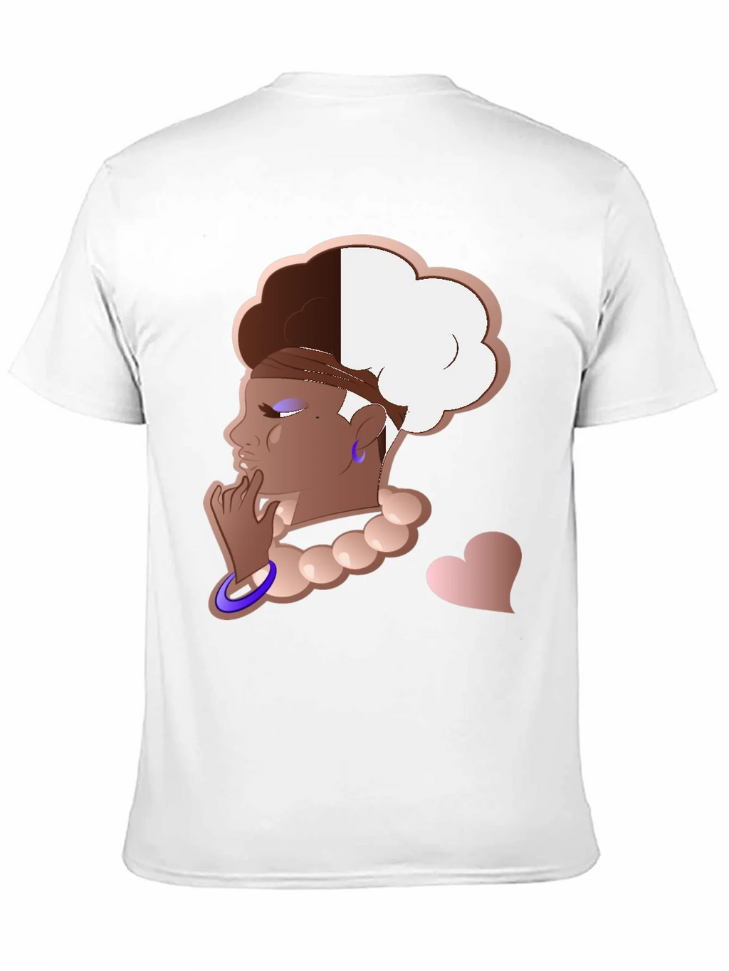 Stylish Graphic Tee - Afro Puff Design product image 2