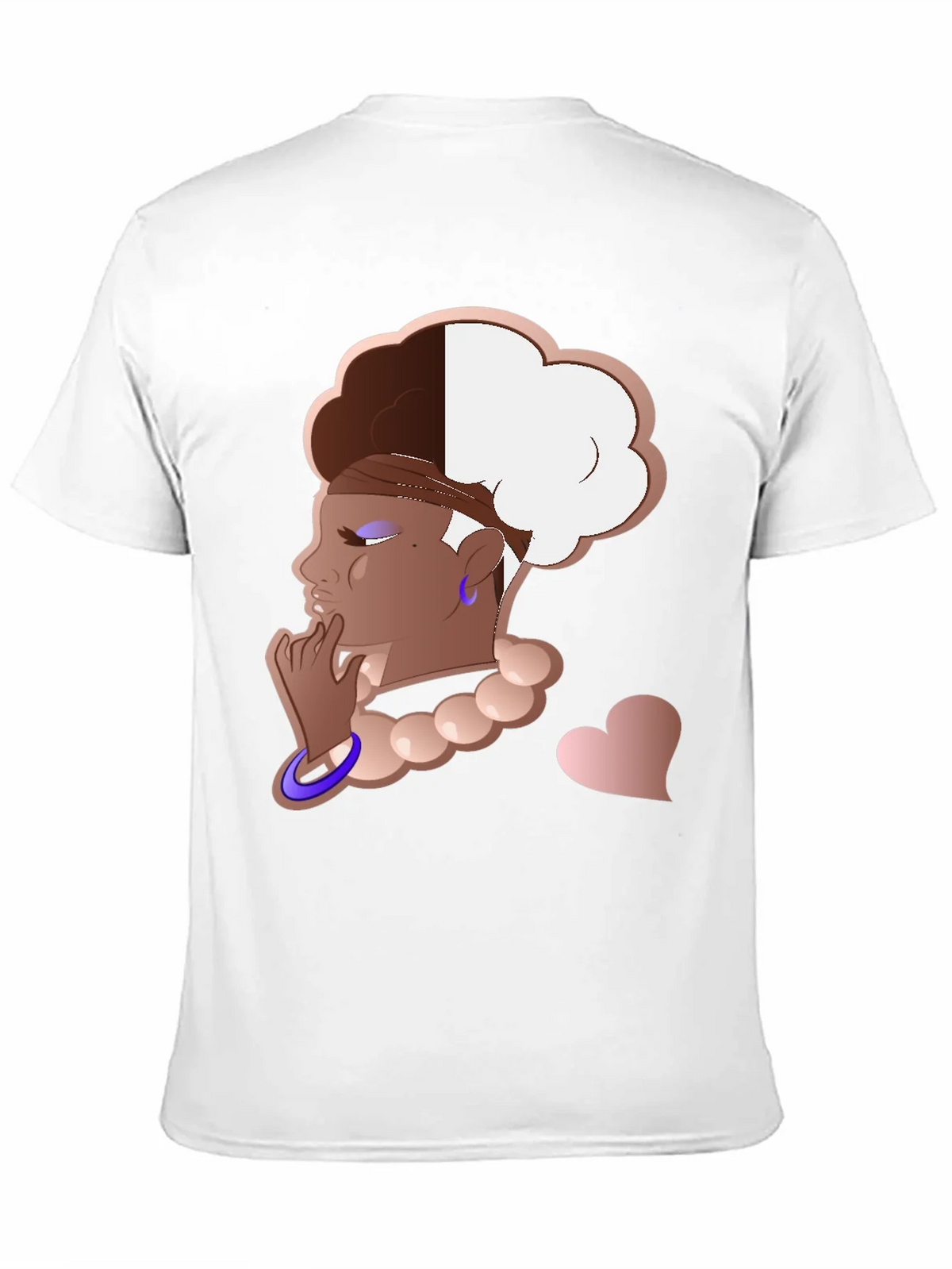 Stylish Graphic Tee - Afro Puff Design product image 2
