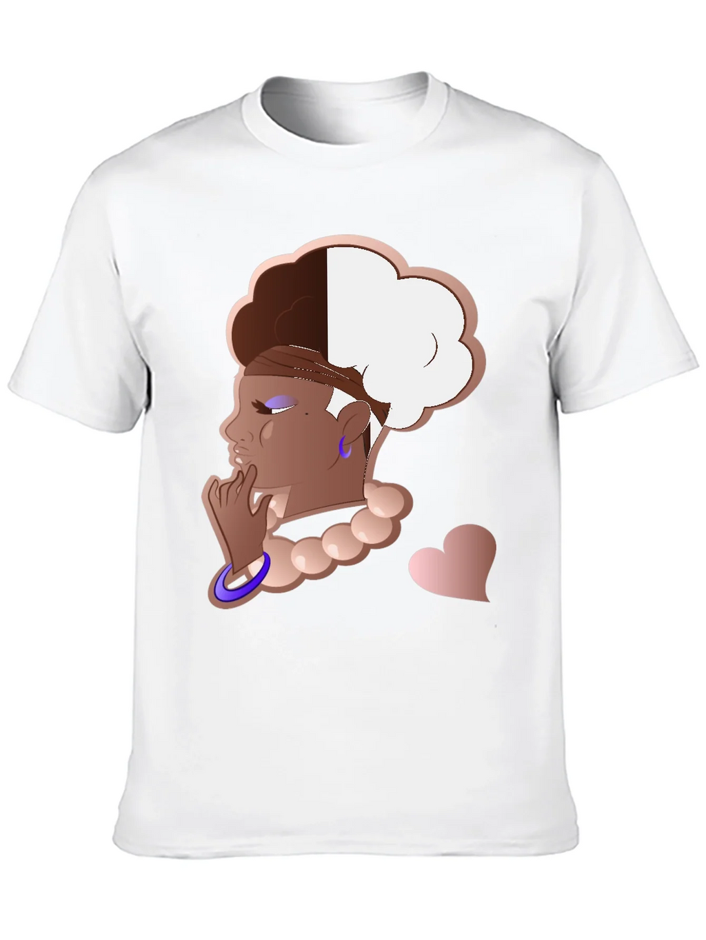 Stylish Graphic Tee - Afro Puff Design product image 12