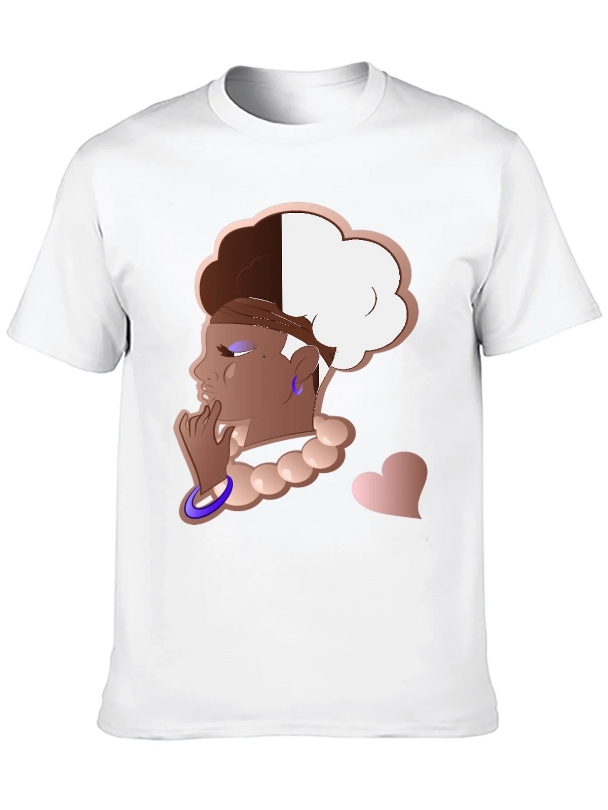 Stylish Graphic Tee - Afro Puff Design product image 12