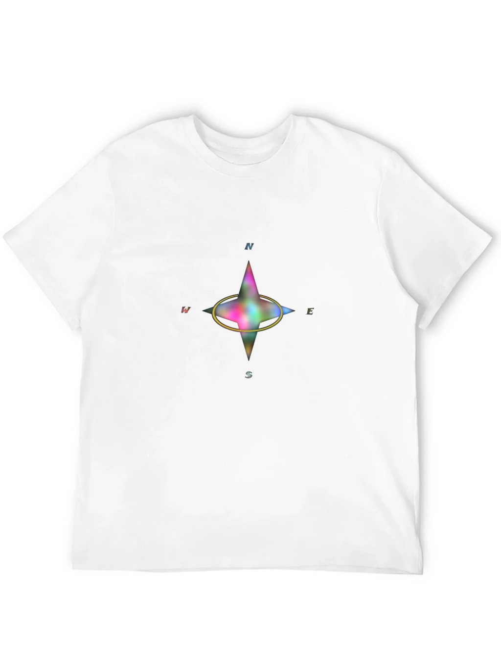 Compass Graphic T-Shirt - Black Casual Wear product image 3