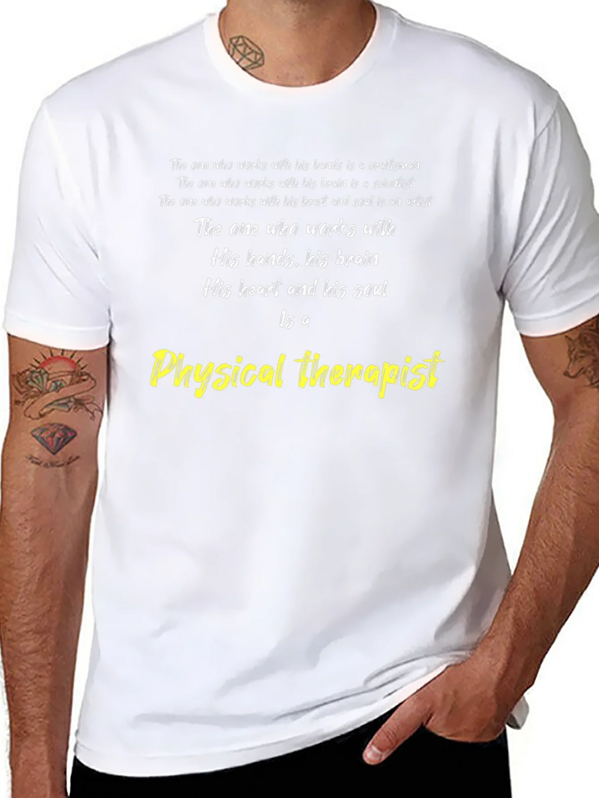 Physical Therapist T-Shirt - Craftsman Scientist Artist product image 10