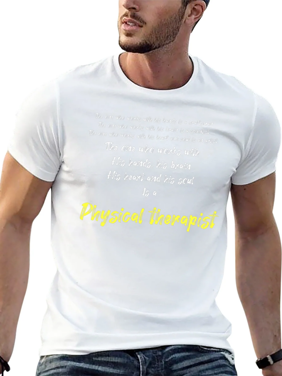 Physical Therapist T-Shirt - Craftsman Scientist Artist product image 4