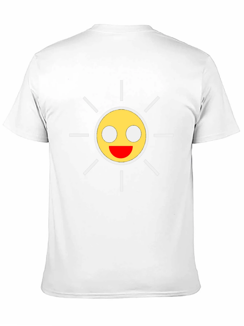 Smiley Sun Graphic Black T-Shirt product image 2