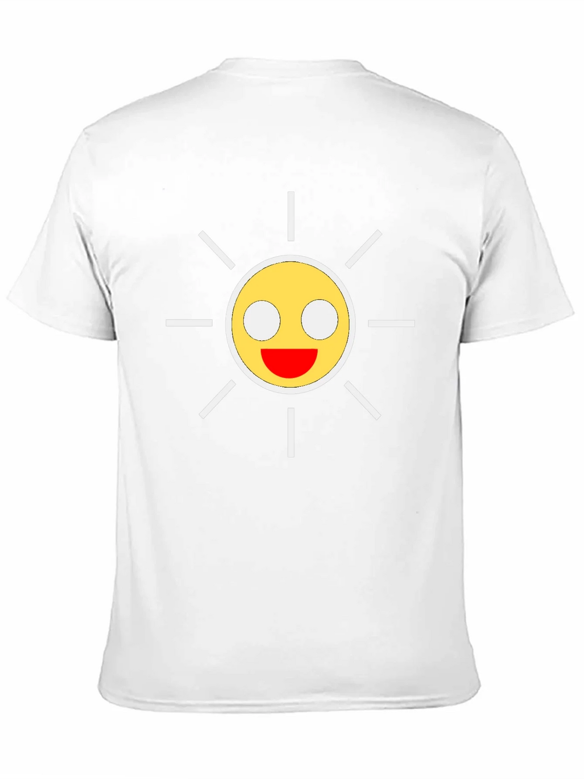 Smiley Sun Graphic Black T-Shirt product image 2