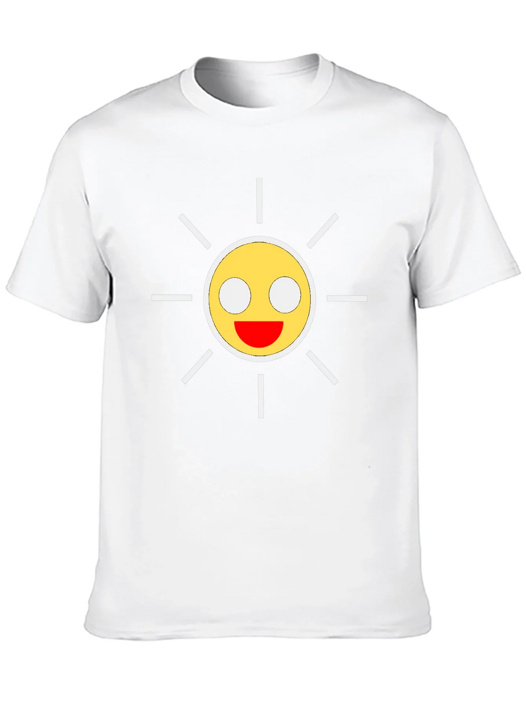 Smiley Sun Graphic Black T-Shirt product image 12