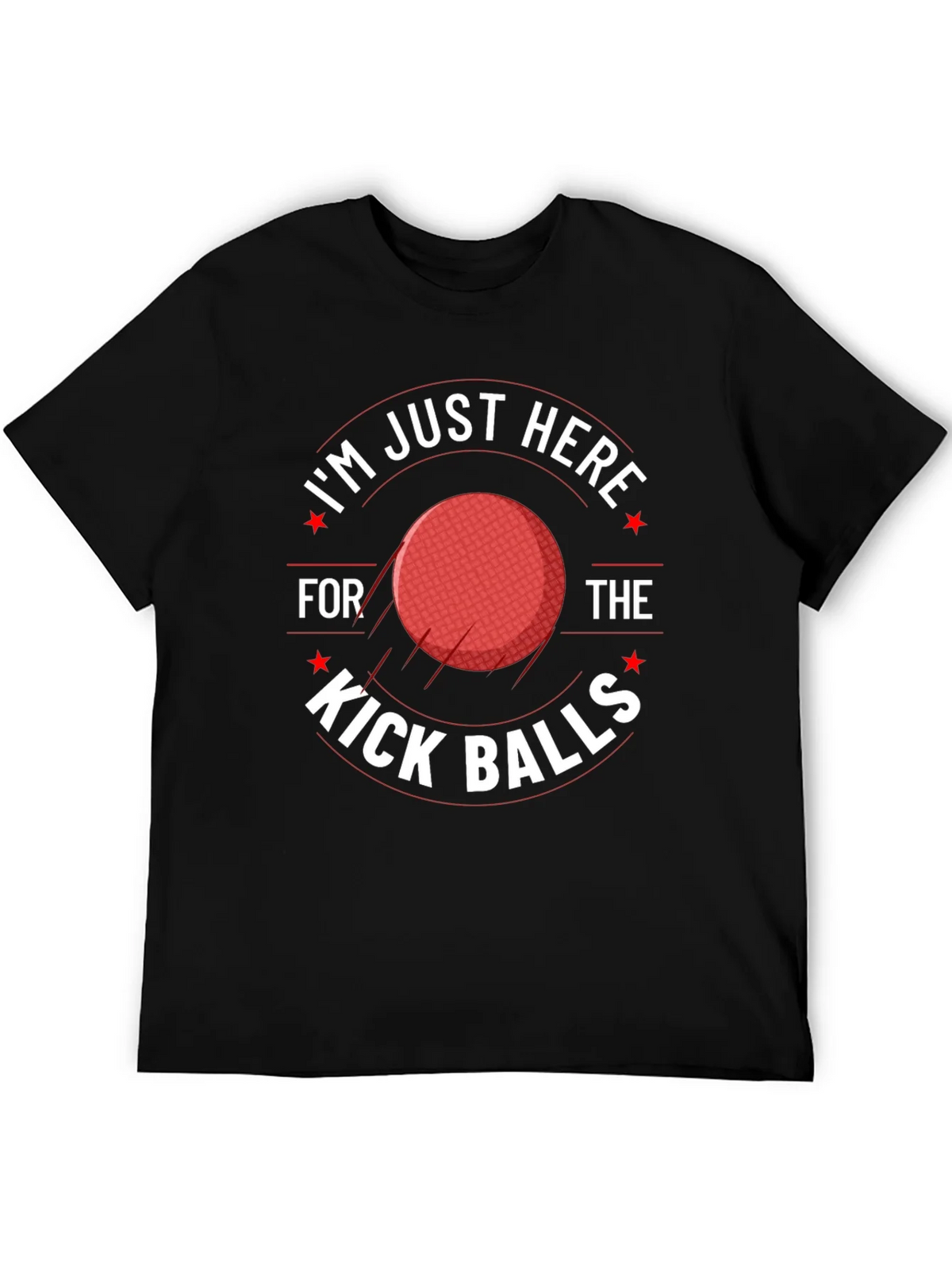 Kick Balls Graphic T-Shirt - Comfortable and Funny product image 1