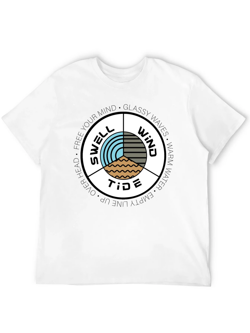 Swell Wind Tide Graphic Tee product image 3