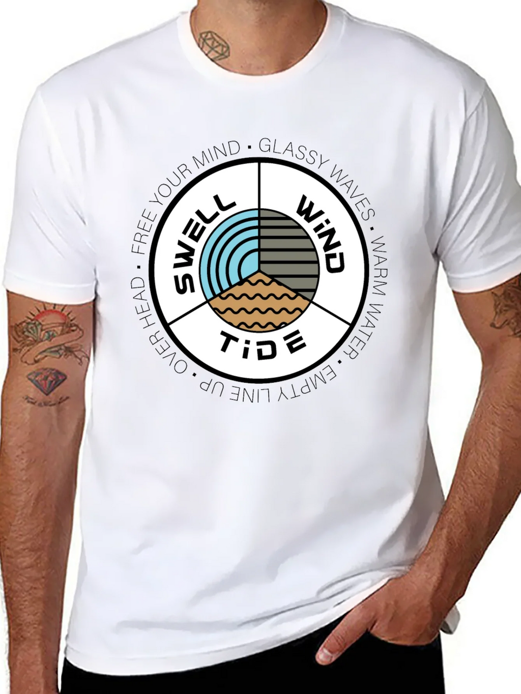 Swell Wind Tide Graphic Tee product image 10