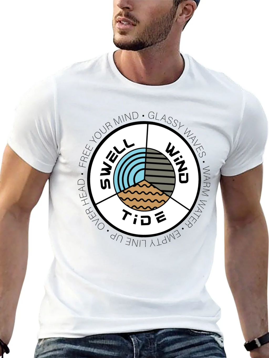 Swell Wind Tide Graphic Tee product image 4