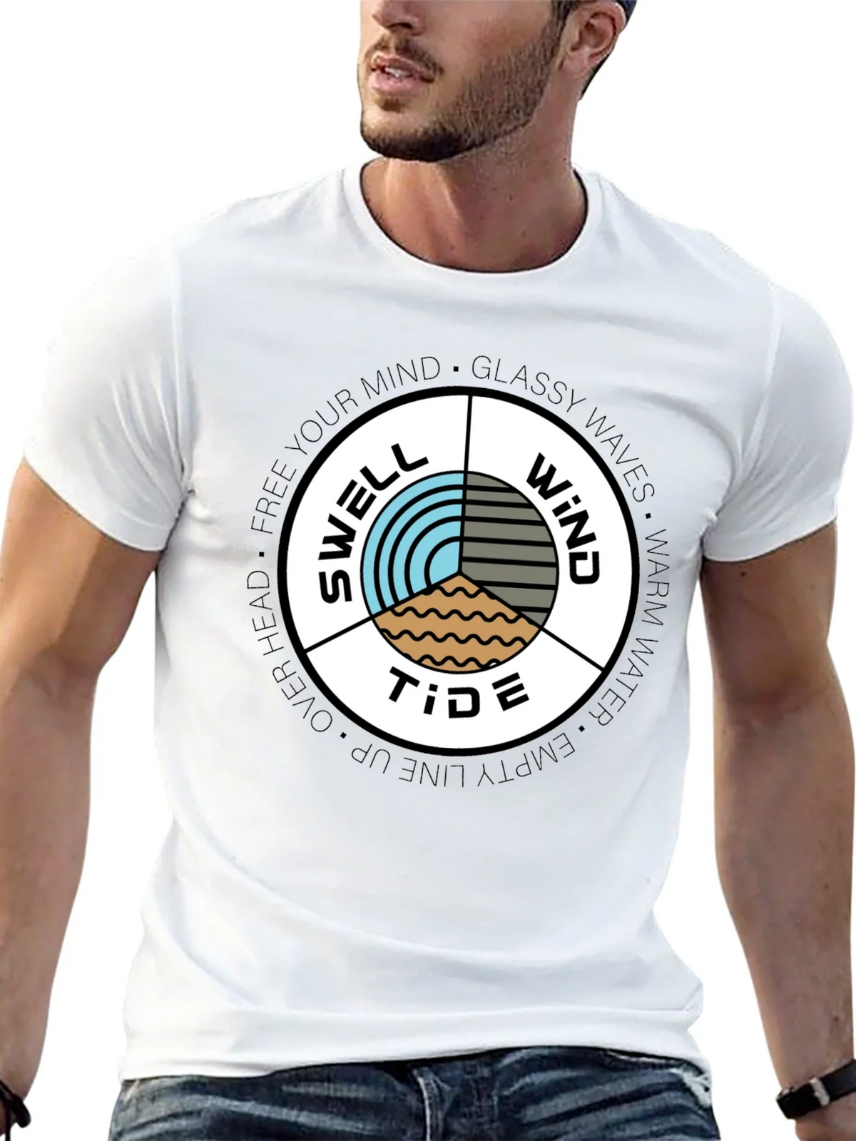Swell Wind Tide Graphic Tee product image 4