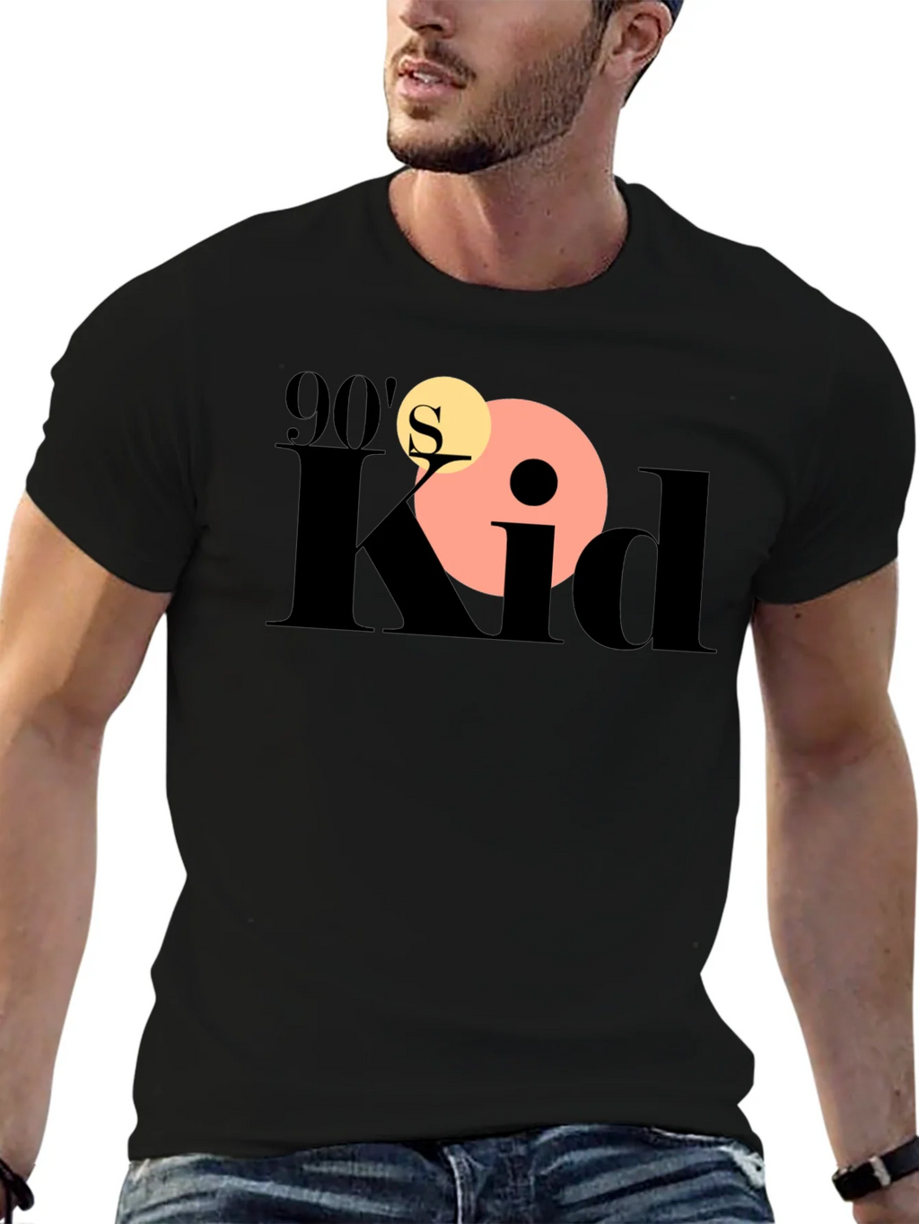 90s Kid Graphic Tee - Black product image 9