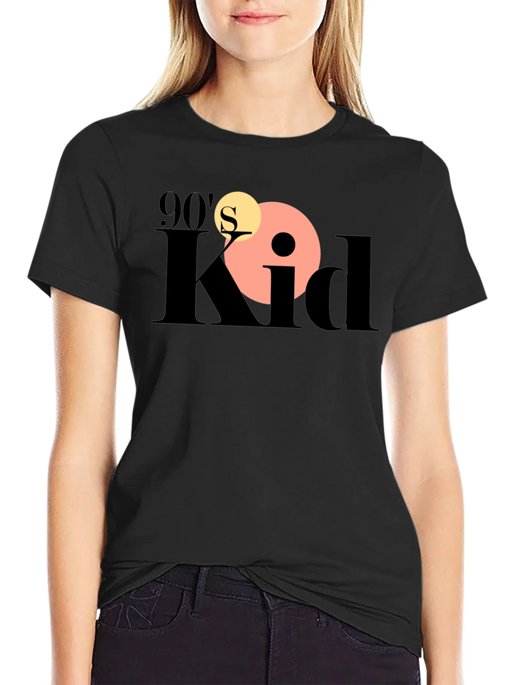 90s Kid Graphic Tee - Black product image 5