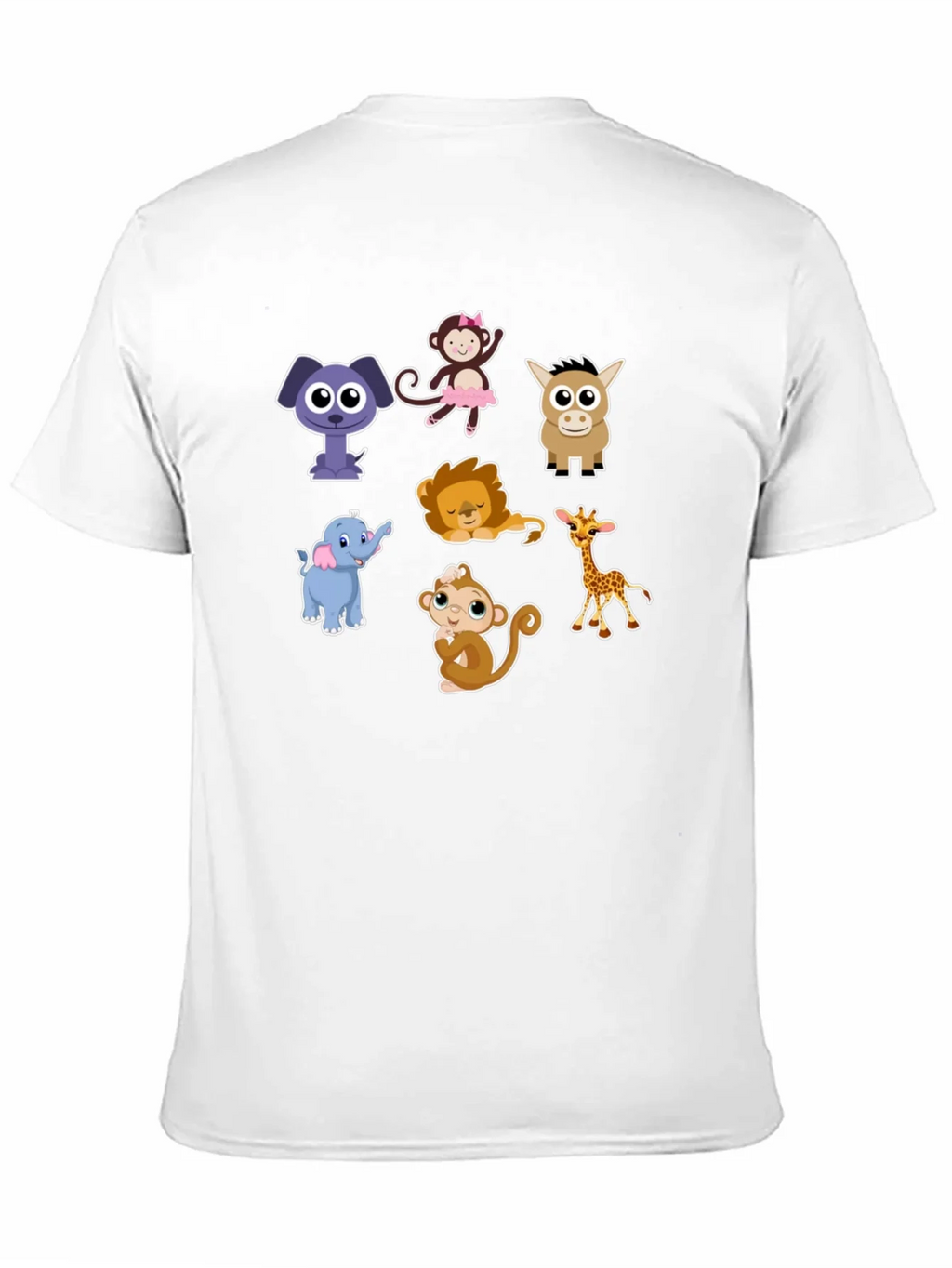 Cute Cartoon Animals Graphic Tee product image 2