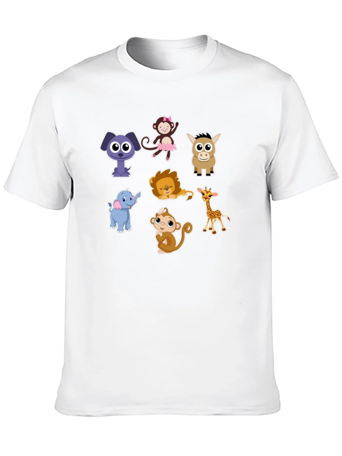 Cute Cartoon Animals Graphic Tee product image 12