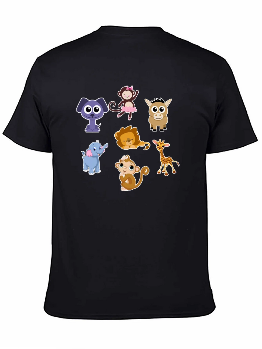 Cute Cartoon Animals Graphic Tee product image 7