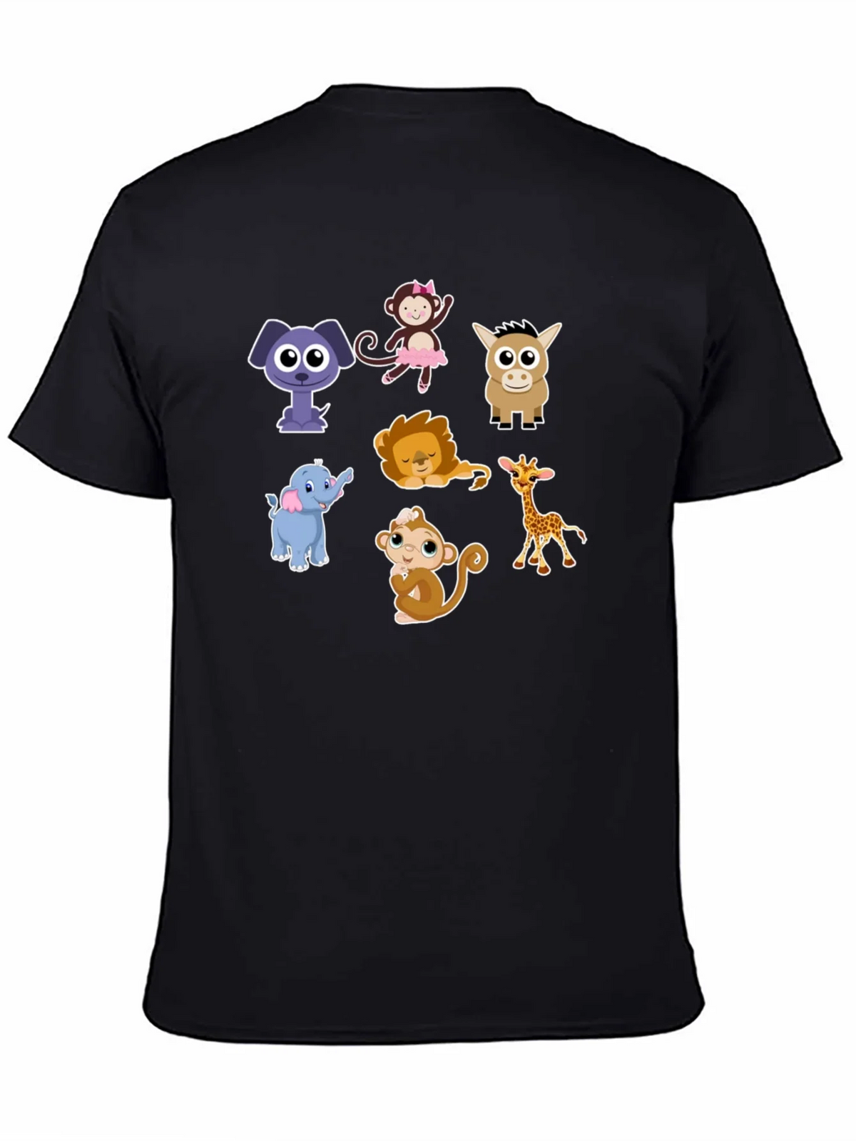 Cute Cartoon Animals Graphic Tee product image 7
