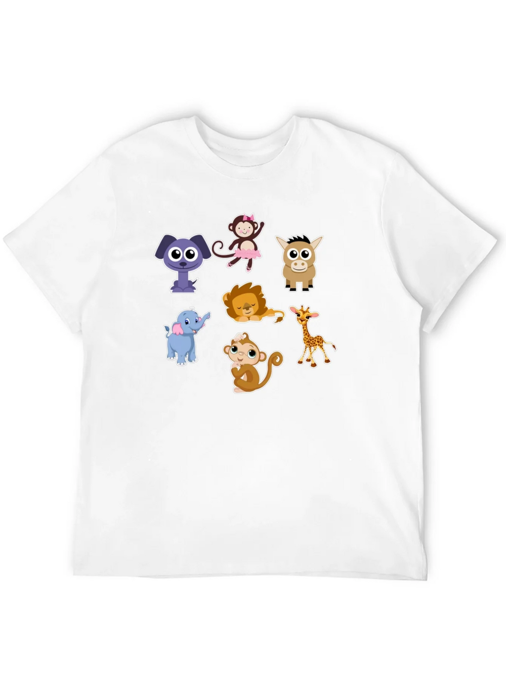 Cute Cartoon Animals Graphic Tee product image 3