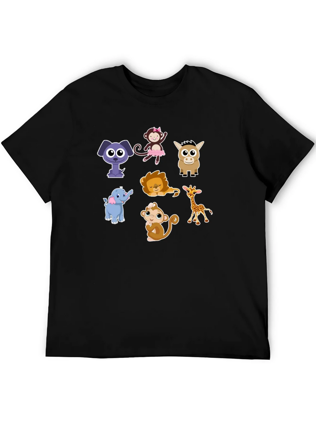 Cute Cartoon Animals Graphic Tee product image 8