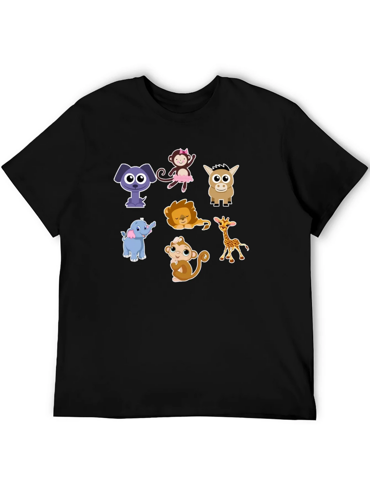 Cute Cartoon Animals Graphic Tee product image 8