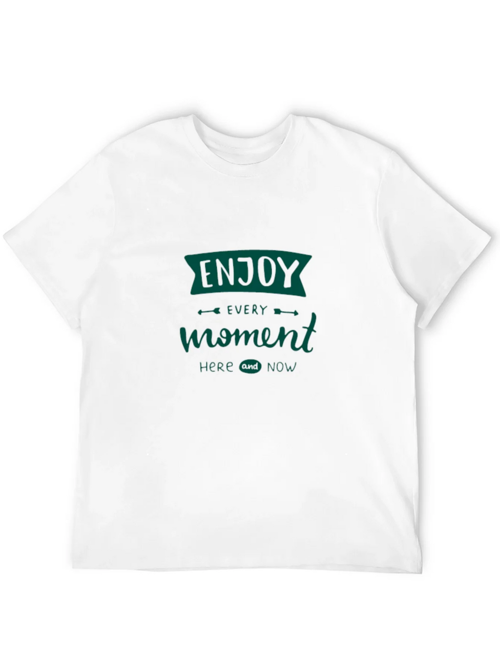Enjoy Every Moment Tee - Black Graphic T-Shirt product image 3