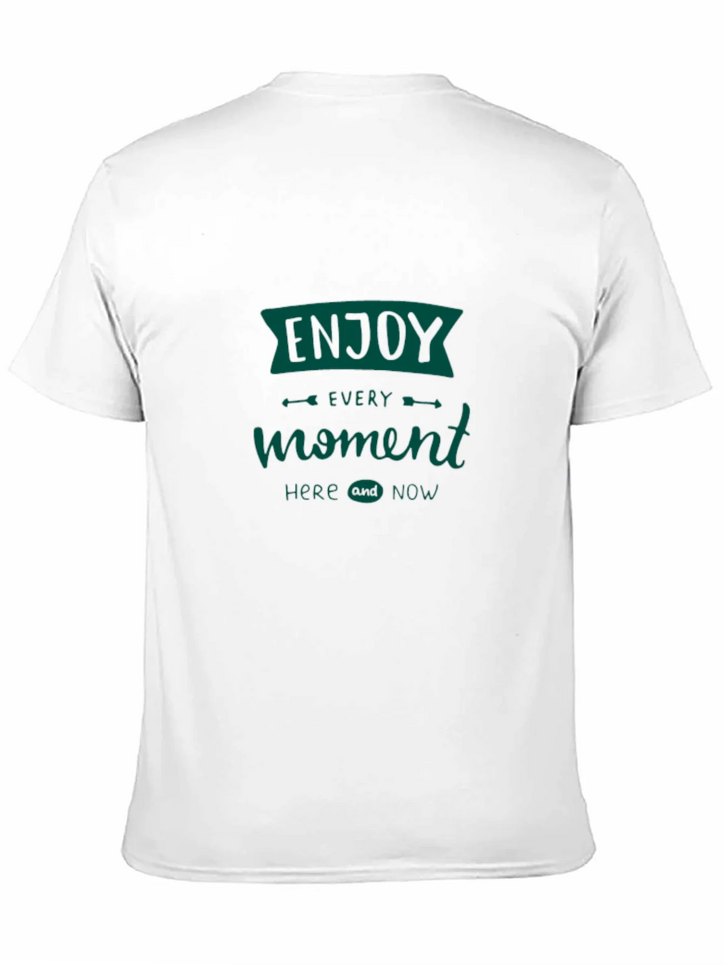Enjoy Every Moment Tee - Black Graphic T-Shirt product image 2